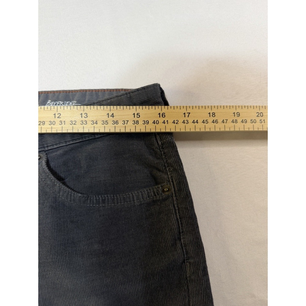Eddie Bauer Women's Size 6 Corduroy Pants Boyfriend Slim Fit , Leg‎ Relaxed Gray - Picture 5 of 9
